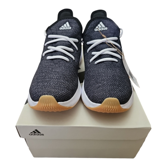 ADIDAS Cloudform Pure Black Running Shoes Women's Size 9 NWT - Picture 2 of 4